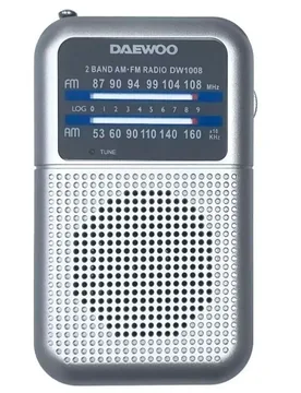 Radio Dw1008sl Black One Size unisex - Daewoo - FashionsVida