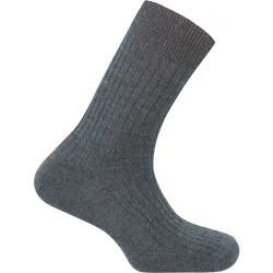 Calcetines de hombre 100% lana de canalé. Hecho en España
