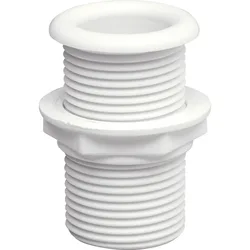 Standard Flange Thru-hull Black 25 x 155 mm unisex