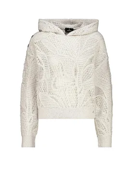 Kapuzensweater - Hoodie creme 40 Damen - monari - FashionsVida