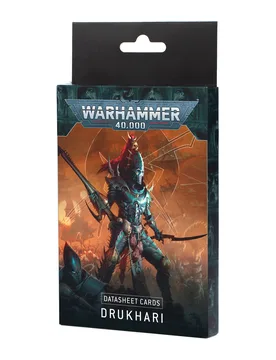 Warhammer 40,000 - Datasheet Cards: Drukhari - Games Workshop - FashionsVida