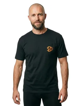 T-shirt à Manches Courtes Merchant Graphic Manor House Black 3XL - Superdry - FashionsVida