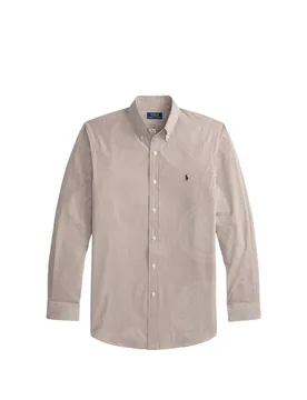 Polo Chemise rayée en coton - Ralph Lauren - FashionsVida