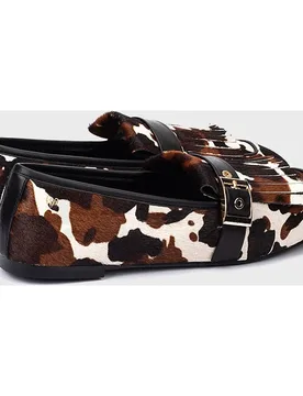 Mocasines de mujer de piel con estampado en color - Martinelli - FashionsVida