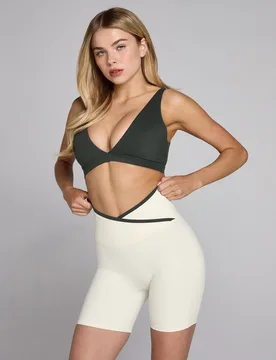 Sujetador deportivo Triangle Tempo para mujer de MP - lavado - XS - MyProtein - FashionsVida