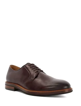 Mens Savoye - Contrast Stitch Lace Up Shoe - Bordo Material_leather1 - Size Uk 12 - Dune london - FashionsVida
