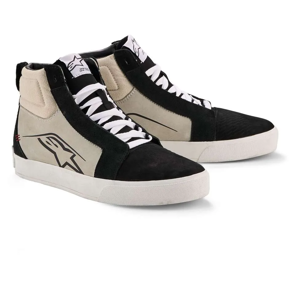 Scarpe Moto RIDE-63 LEATHER Nero Grigio Freddo B taglia 11 - Alpinestars - FashionsVida