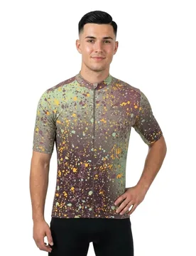 Maglia A Maniche Corte Cmpt Sprinkle Brown - CUBE - FashionsVida
