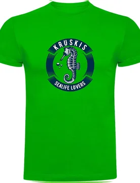 Seahorse Short Sleeve T-shirt Green 3XL Men - Kruskis - FashionsVida