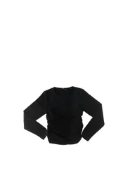 Maglia con drappeggio JUNIOR NERO 14