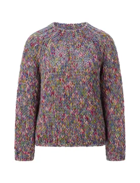 S Multicoloured Mock Neck female - S - FashionsVida
