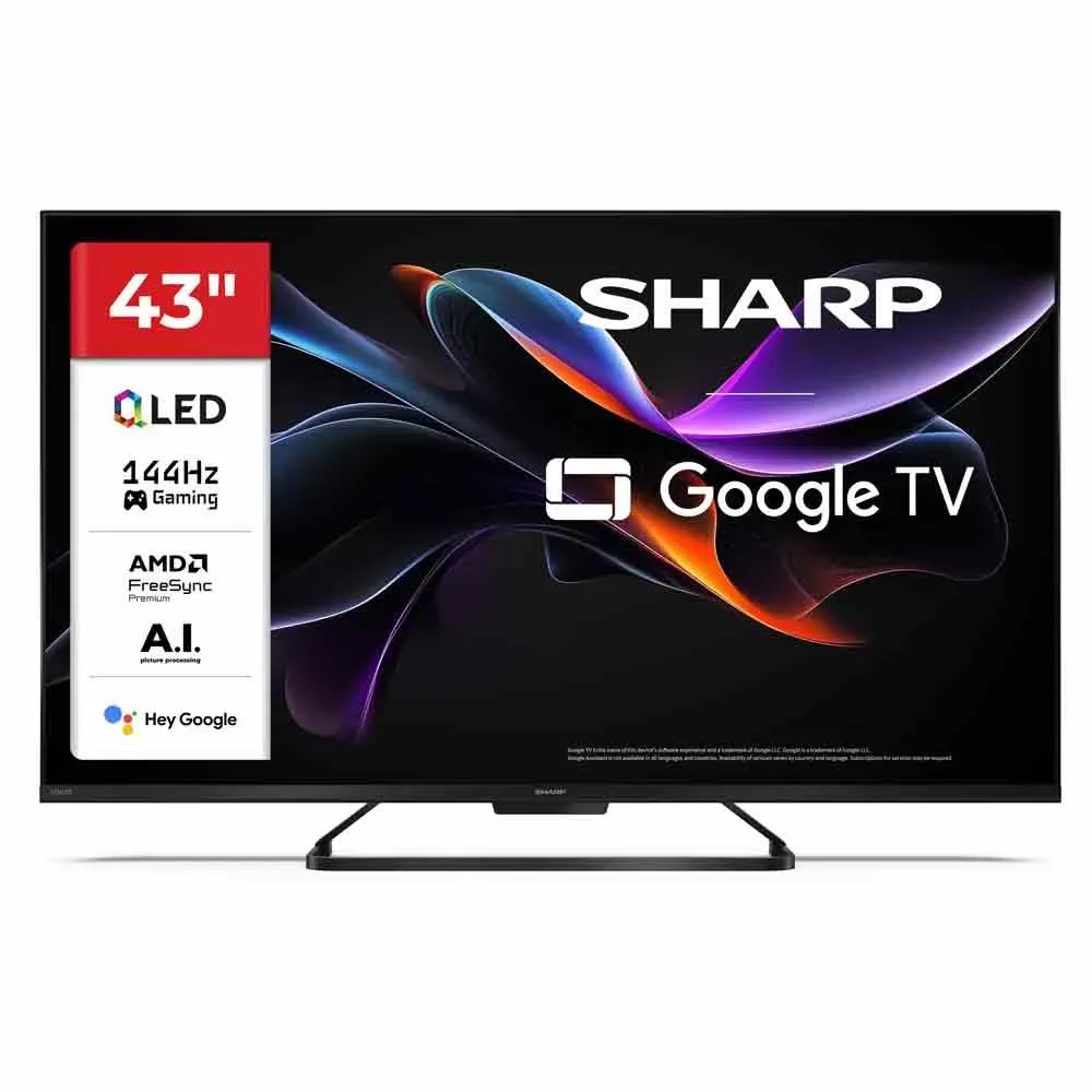 Tv 43hr7265e 43´´ 4k Qled Black One Size unisex - Sharp - FashionsVida