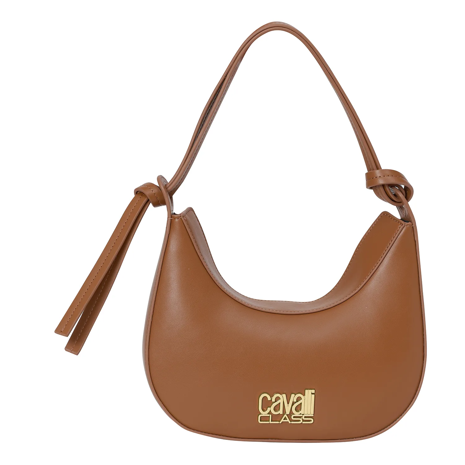 Womens Half Moon Shoulder Bag Cchb0218 - Brown - One Size - Cavalli Class - FashionsVida