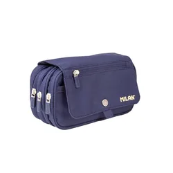 Astuccio 3-zip With A Flap 1918 Series Blue One Size