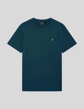 Kids' Everyday Cotton Crew Neck T-Shirt Rich Teal - Lyle & Scott - FashionsVida