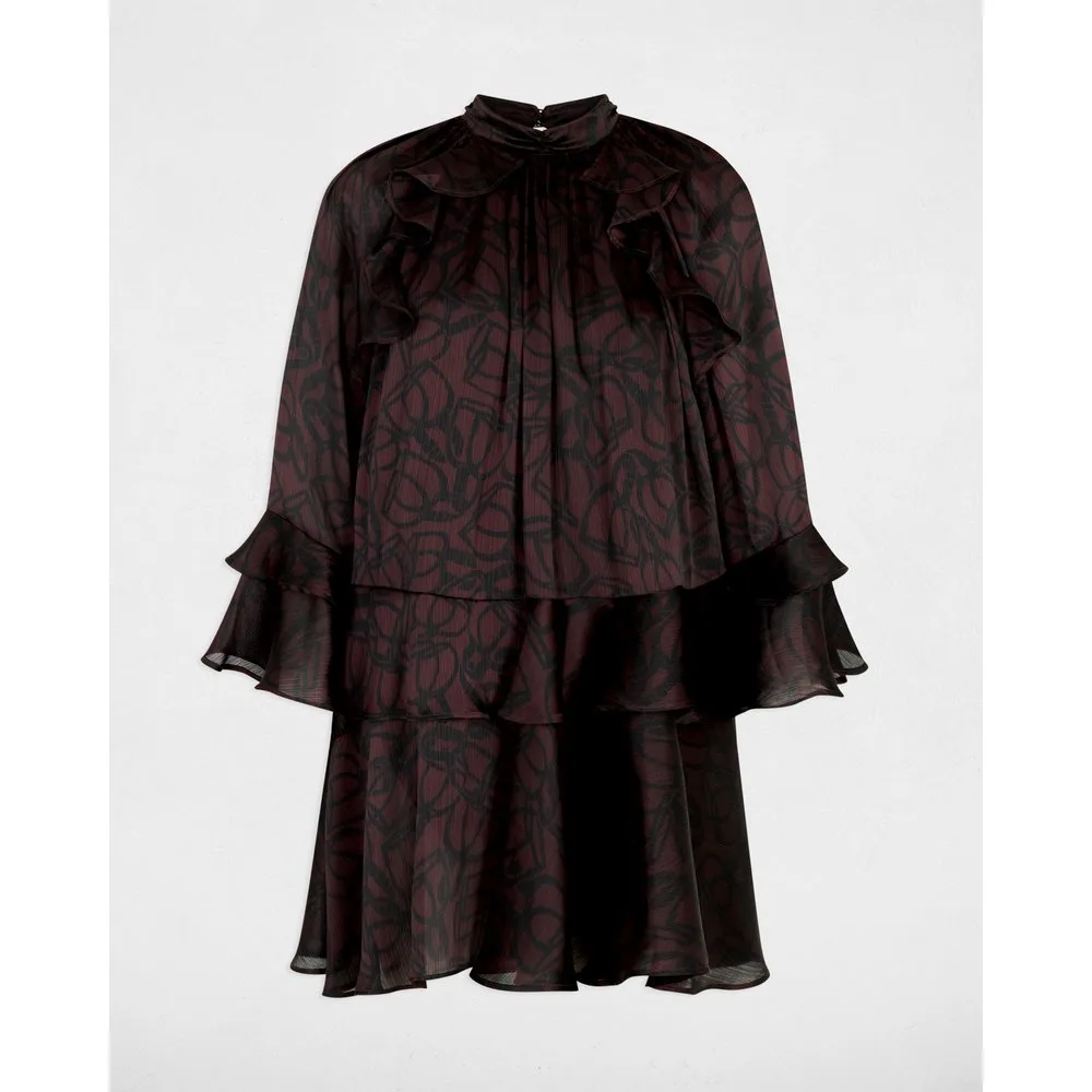 Vestido corto con volantes - Morgan - FashionsVida