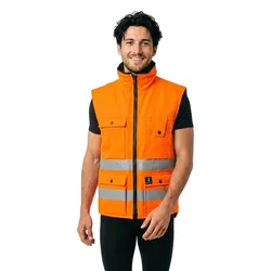 Gilet De Sécurité Safe Arctic 00554 Winter Hi-Vis Orange XS