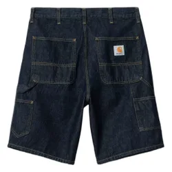 Bermuda single knee short - blue rinsed