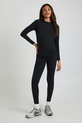 Womens Maternity Supersoft Sculpt Bump Support Legging - Black - Size 10 Uk