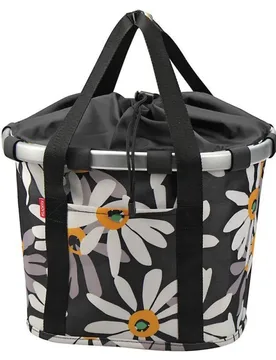 Cesto Reisenthel 15l Black / Daisies - Klickfix - FashionsVida