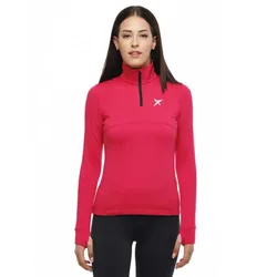 Fatna Half Zip Sweatshirt Fuchsia M