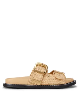 Womens Arch 380 Sandals - Beige Fabric - Size Uk 5 - Steve madden - FashionsVida