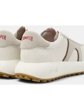 Zapatillas de piel de mujer Pelotas Athens con cordones - Camper - FashionsVida