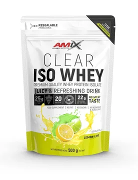 Proteine Del Siero Del Latte Isolate Clear Lime E Limone 500g Yellow - Amix - FashionsVida