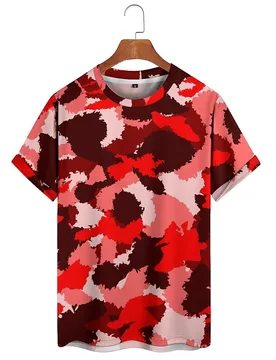Cool & Lightweight High-Definition Pattern Men's 3D Printed Short-Sleeve T-Shirt - High-Quality Printed Top - Aliexpress - FashionsVida