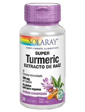 Capsules Super Curcuma 30 Unités - Solaray - FashionsVida