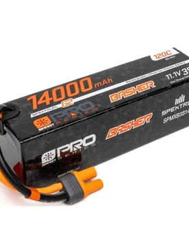 Batterie 11.1v 14000mah 3s 120c Smart G2 Pro Basher Lipo Ic5 Black / Orange One Size unisex - Spektrum - FashionsVida
