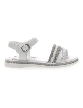 Sandali Bianchi Con Cinturino alla Caviglia Grazie 14327 33 - GRAZIE GIRL - FashionsVida