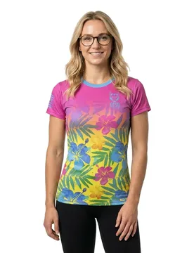 Sss Short Sleeve T-shirt Pink M Women - OTSO - FashionsVida