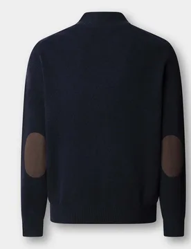 Jersey en lana de cordero con cremallera - Hackett - FashionsVida