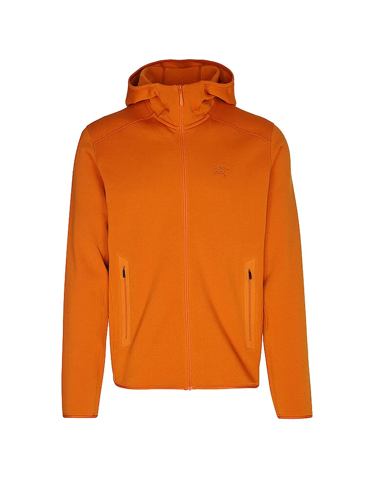 Arcteryx Giacca in pile da uomo Kyanite con cappuccio arancione M - 'Arc''teryx' - FashionsVida