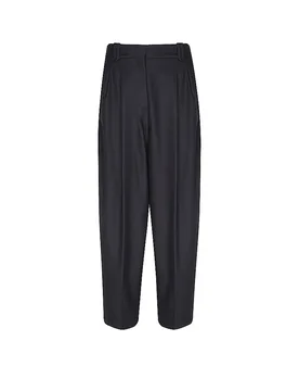 Pantalon Jambe Torsadée bleu 36 - Comma - FashionsVida