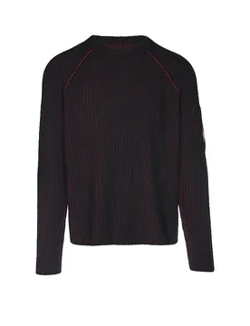 Cp Company Pull rouge foncé L - CP Company - FashionsVida