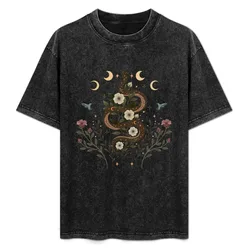Serpent Spell-Colour T-Shirt Street Fashion Casual Tee Shirt