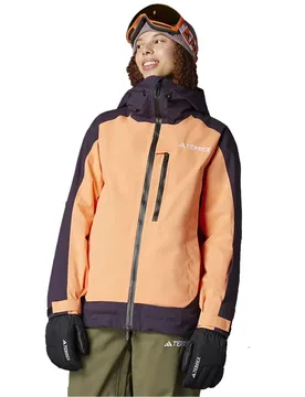 Veste Terrex Xperior 2l Insulated Rain.rdy Amber Tint S20 / Aurora Black M - Adidas - FashionsVida