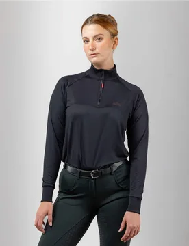 Damen Funktionsshirt MESH black L - ea.St - FashionsVida