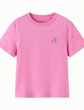 Camiseta de manga corta de secado rápido para niños en verano, tops casuales de cuello redondo para adolescentes y niñas 5Y - Shein - FashionsVida