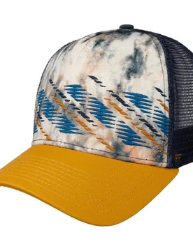 Darix Multi Trucker Cap by - mustard - Female - Size: One Size - Buff - FashionsVida