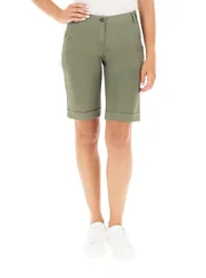 Bermuda in cotone VERDE MILITARE 40