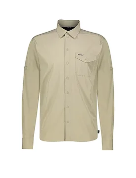 Camisa de senderismo Lahan para hombre marrón claro L - Meru - FashionsVida