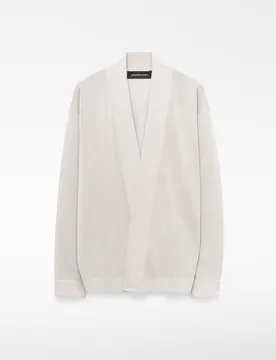 Chaqueta kimono de hombre en punto semitransparente - Adolfo Dominguez - FashionsVida