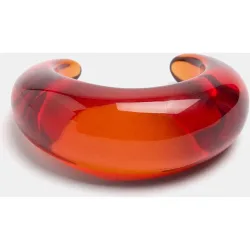 Pulsera rígida abierta en liso