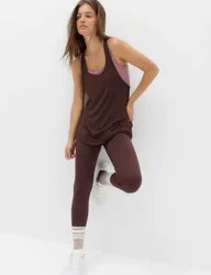 Modal Rich Lightweight 2-in-1 Double Layer Vest Top Chocolate Mix female