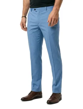 Pantaloni Eleganti Neil Slim Fit Light Blue 50 - Selected - FashionsVida