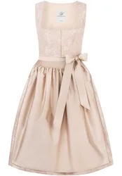Dirndl Simone (beige, Gr. 48) von Heimatgwand für Damen, 100% Polyester