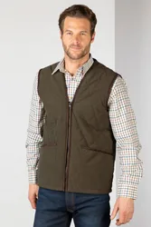 Danby Mens Quilted Two Ply Waistcoat - - Size: M